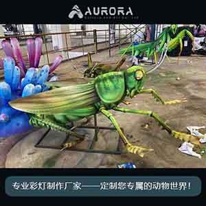 蝗虫彩灯,大型户外造型灯,动物灯饰,节日彩灯,美陈装饰,动物彩灯